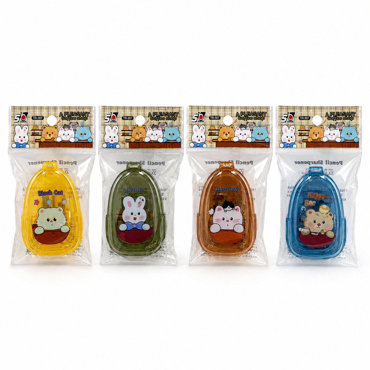 SACAPUNTAS DOBLE SERVICIO CAPSULA KAWAII