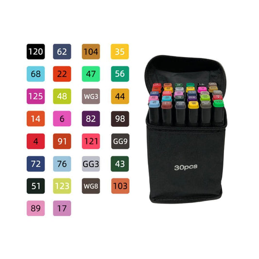 SET DE MARCADORES 30 COLORES