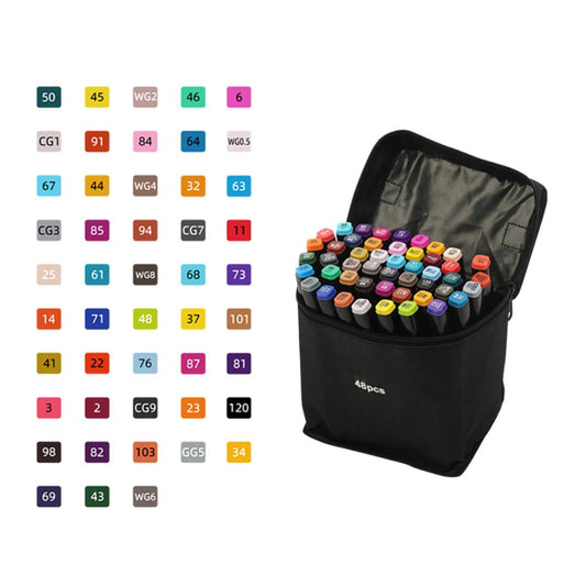 SET DE MARCADORES 48 COLORES