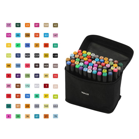 SET DE MARCADORES 60 COLORES
