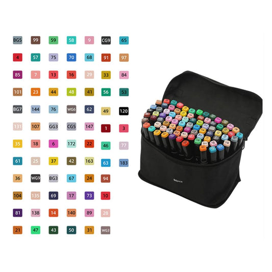 SET DE MARCADORES 80 COLORES