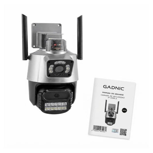 CAMARA WIFI DOBLE LENTE CON SIRENA APP YOOSEE