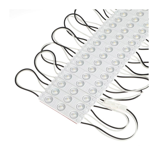 MODULO 3 LUCES LED 12V - 35000K TIRA 20 LEDS