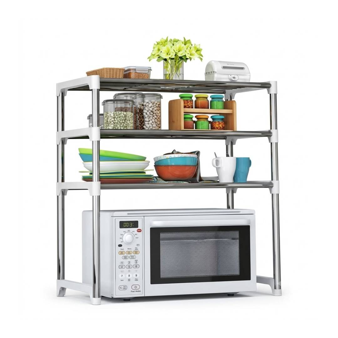 ORGANIZADOR REPISA DESMONTABLE PARA COCINA 3 NIVELES