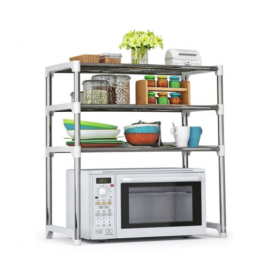 ORGANIZADOR REPISA DESMONTABLE PARA COCINA 3 NIVELES