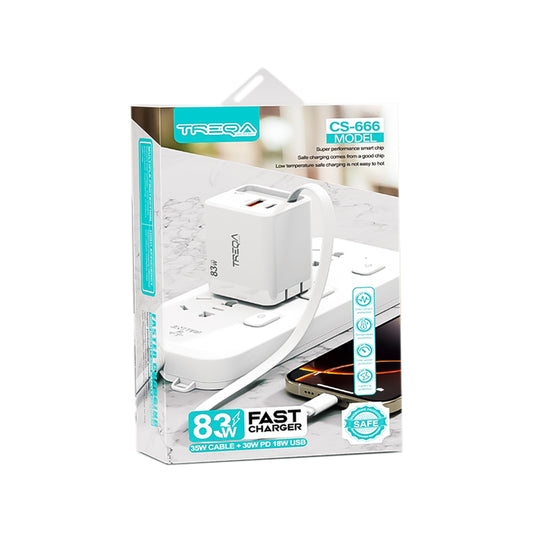 CARGADOR TREQA 83W CS-666
