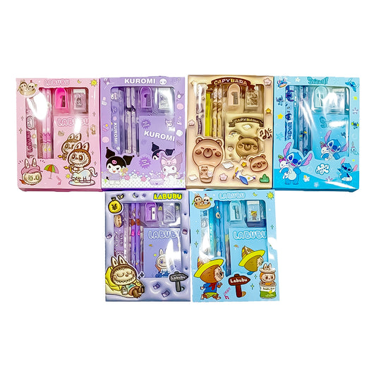 SET DE CARTUCHERA INFANTIL CON FIGURAS (UNIDAD)