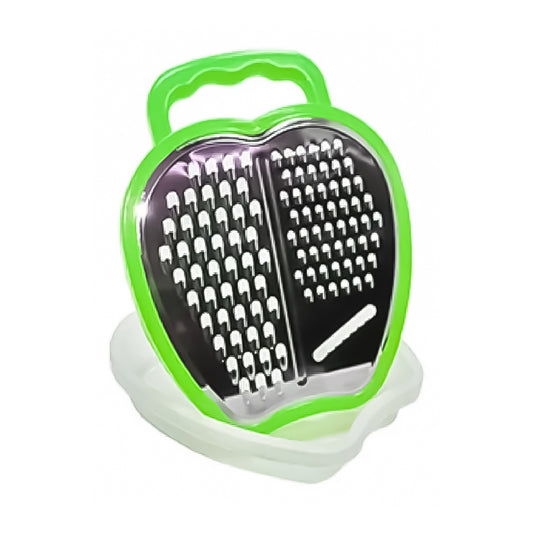 RALLADOR CON RECIPIENTE FORMA MANZANA