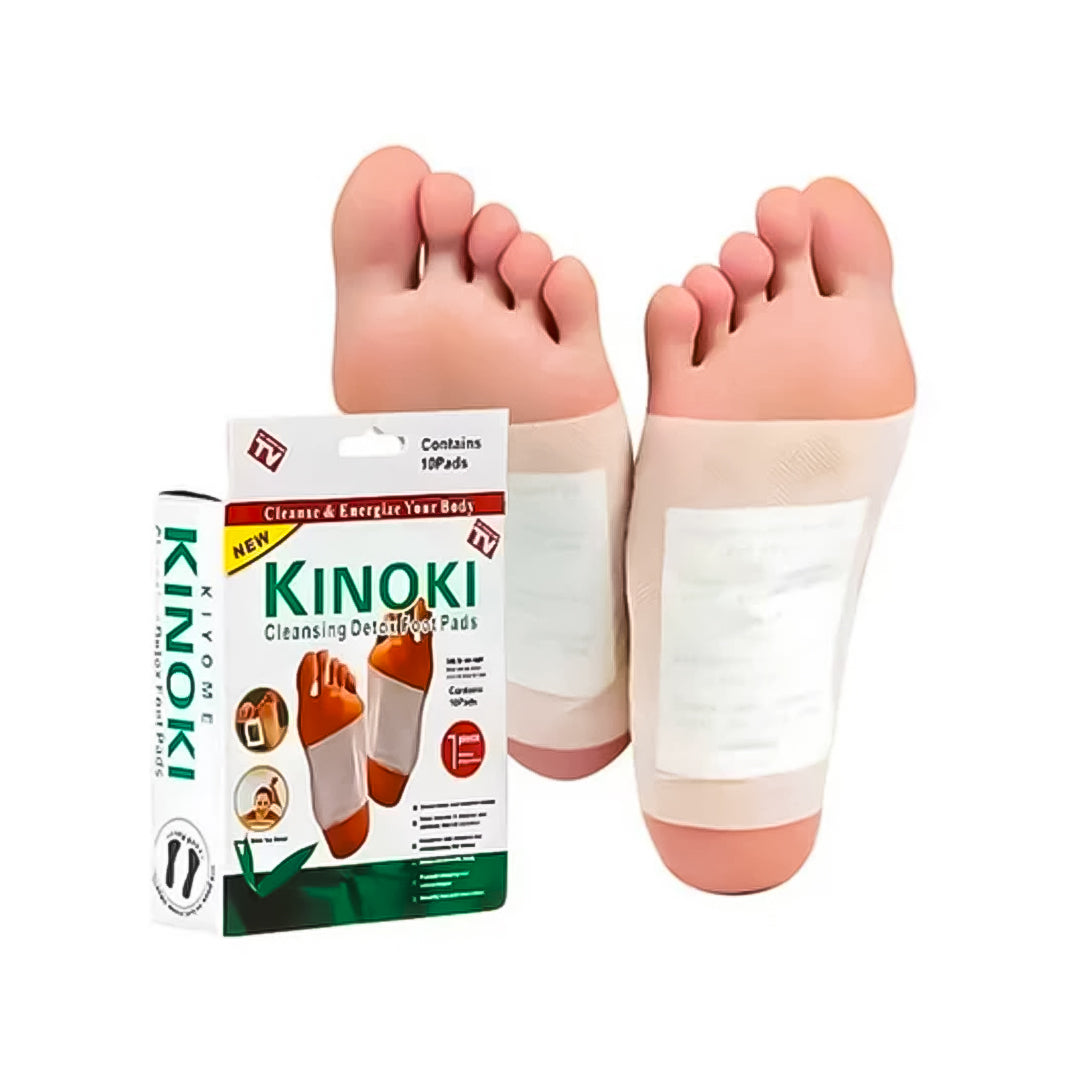 PARCHES DESINTOXICANTES PARA PIES KINOKI (10 PADS)