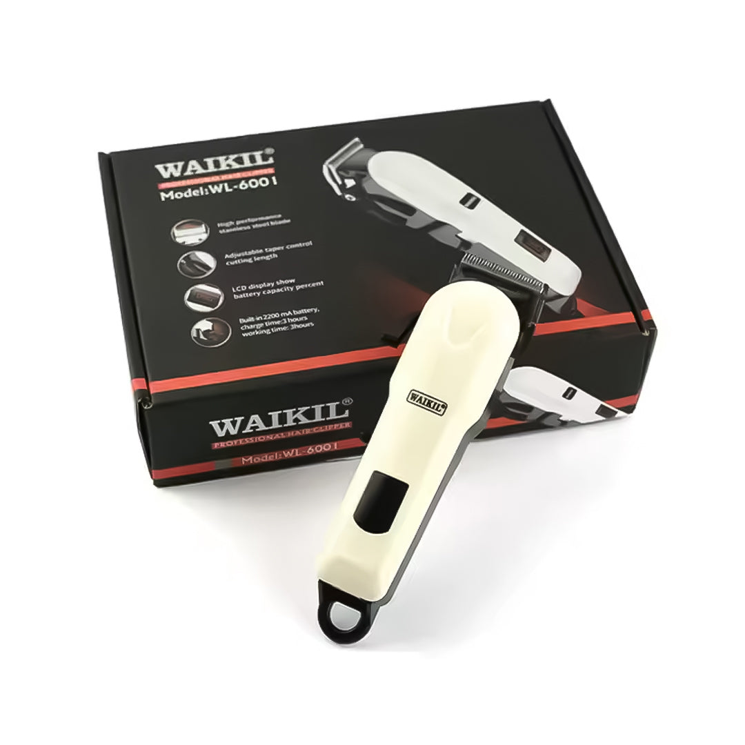 MAQUINA INALAMBRICA CORTADORA DE CABELLO WAIKIL WL-6001