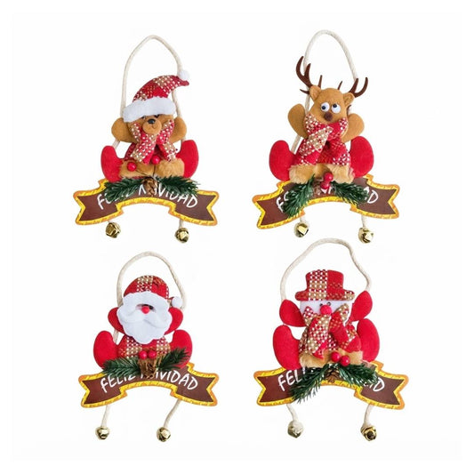 COLGANTE MUÑECO NAVIDEÑO LC23-1618