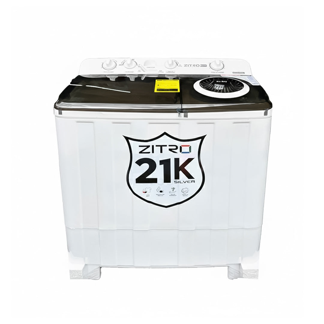 LAVADORA SEMIAUTOMATICA DOBLE TINA ZITRO 21KG