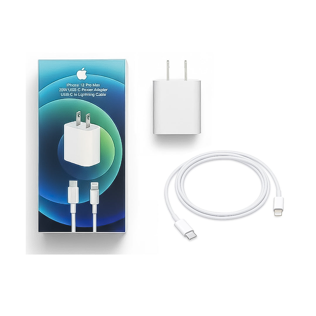 CARGADOR IPHN 12 PRO MAX TIPO C - LIGHTNING 20W