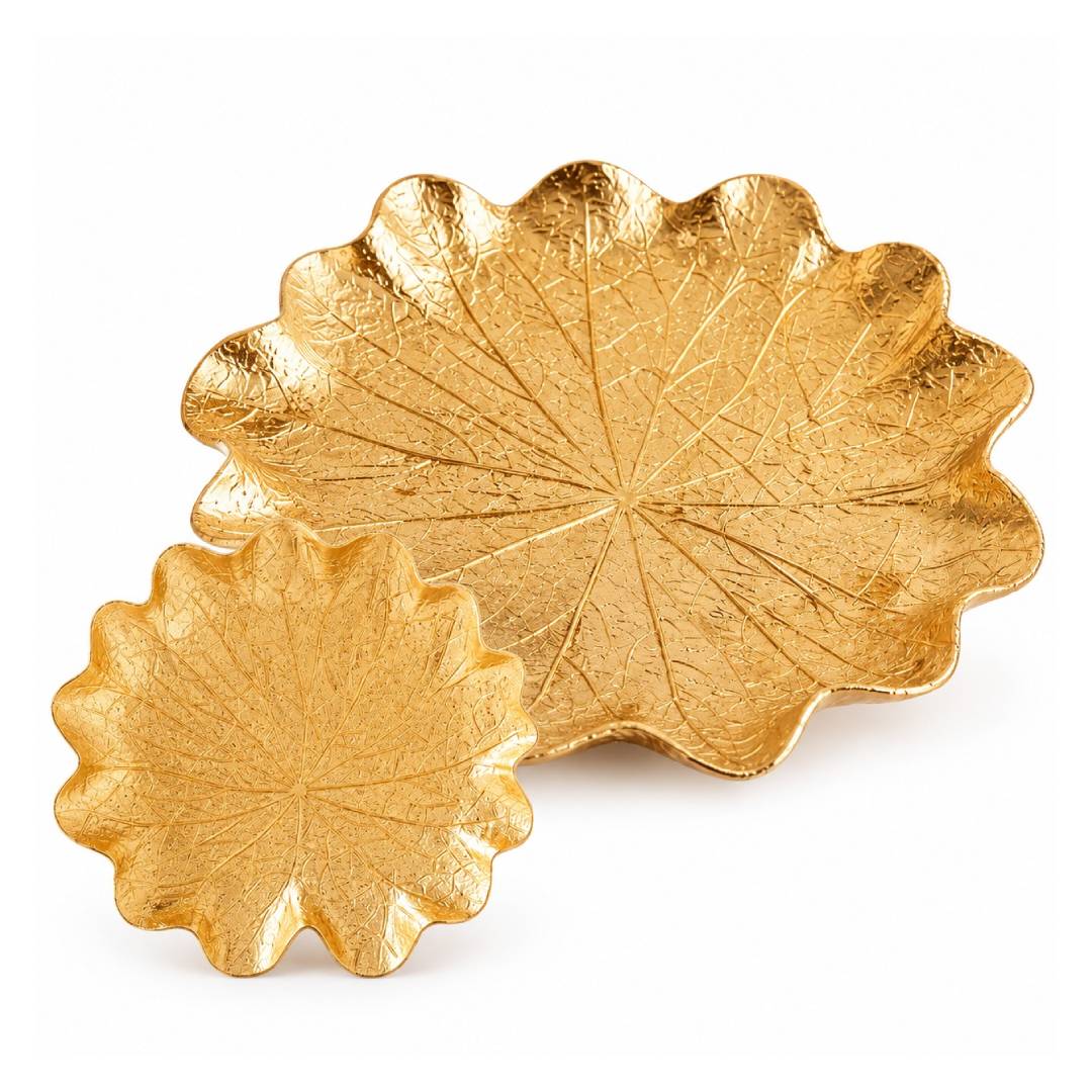 BANDEJA DECORATIVA FLOR DE LOTO (U)