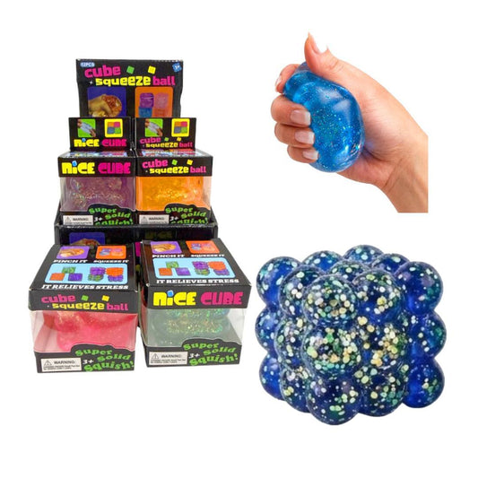 JUGUETE ANTIESTRES SQUISHY NICE CUBO BURBUJAS