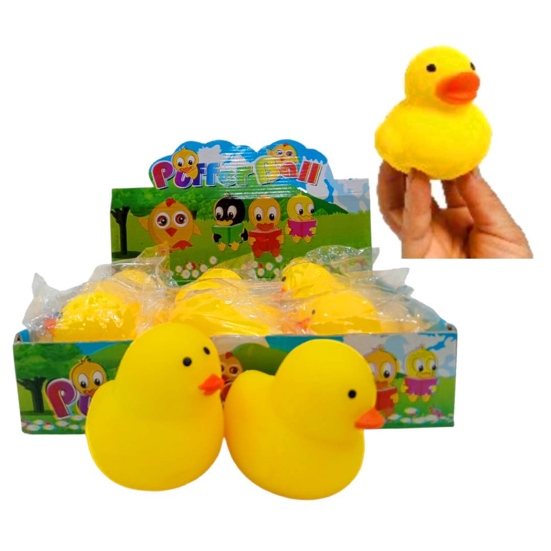 JUGUETE ANTIESTRES SQUISHY PATO 8CM