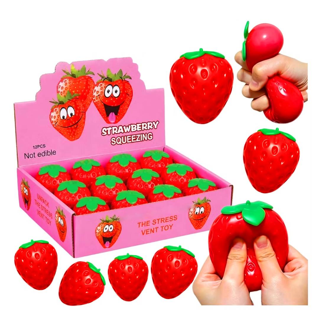 JUGUETE ANTIESTRES SQUISHY FRESA