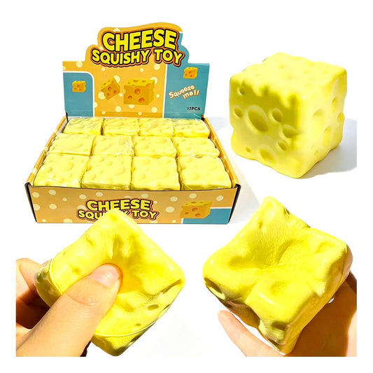 JUGUETE ANTIESTRES SQUISHY QUESITO 5CM