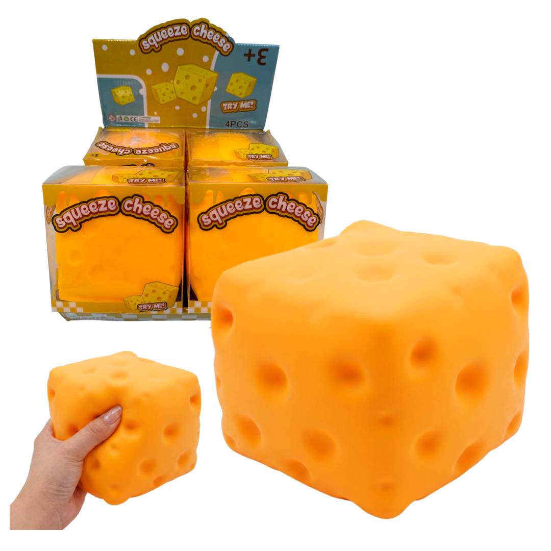 JUGUETE ANTIESTRES SQUISHY QUESOTE 11CM