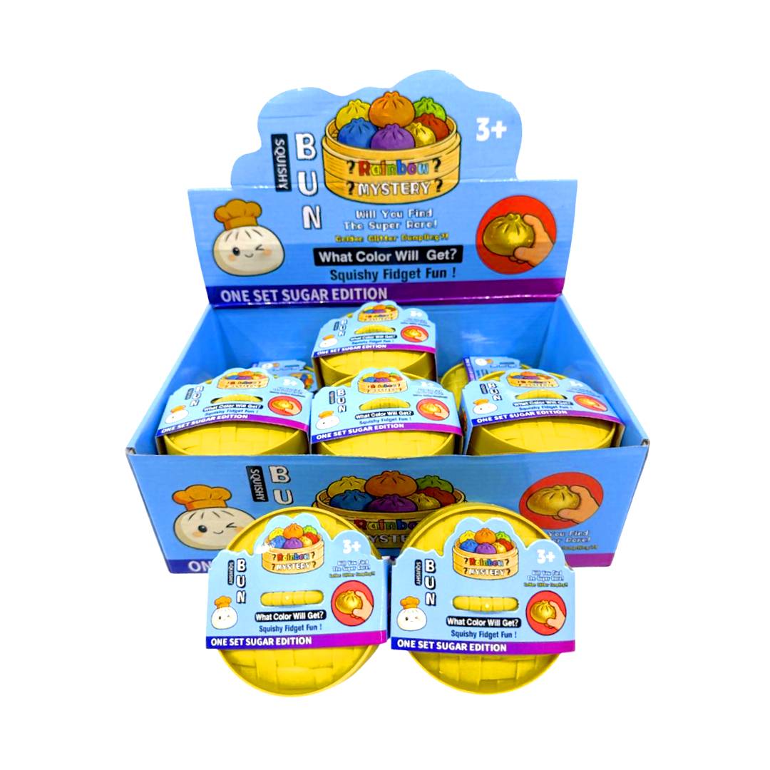 JUGUETE ANTIESTRES SQUISHY MOCHI CON BRILLOS