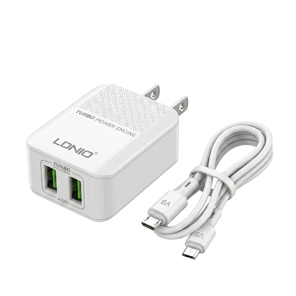CARGADOR TIPO USB Y CABLE A2201 V8