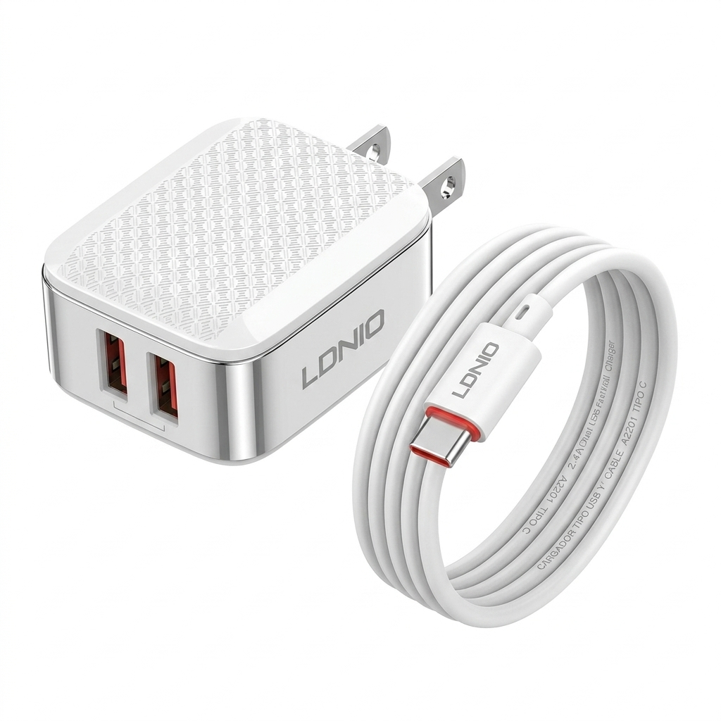 CARGADOR TIPO USB Y CABLE A2201 TIPO C