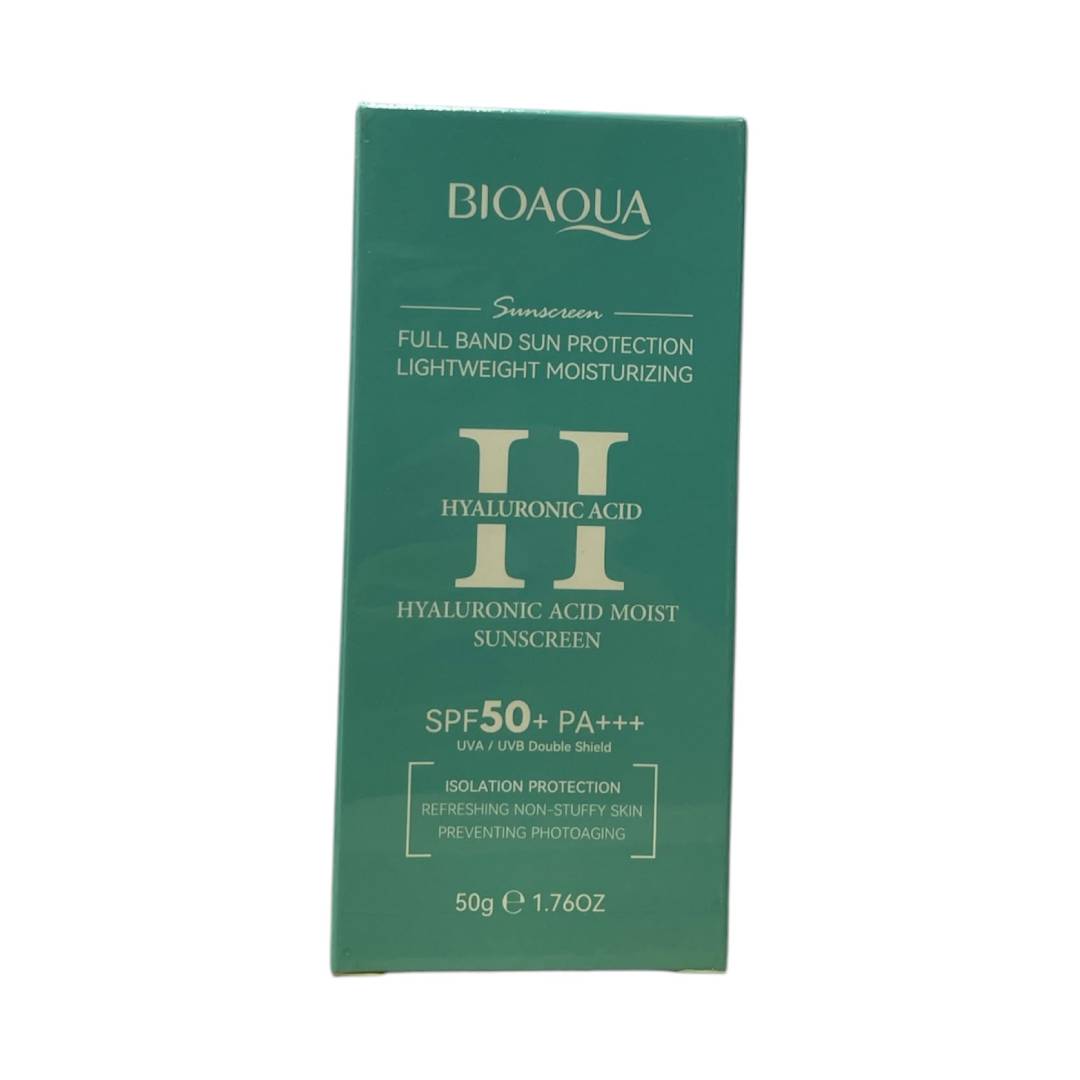 BLOQUEADOR SOLAR SPF50+ PA++ BIOAQUA A HIALURONICO