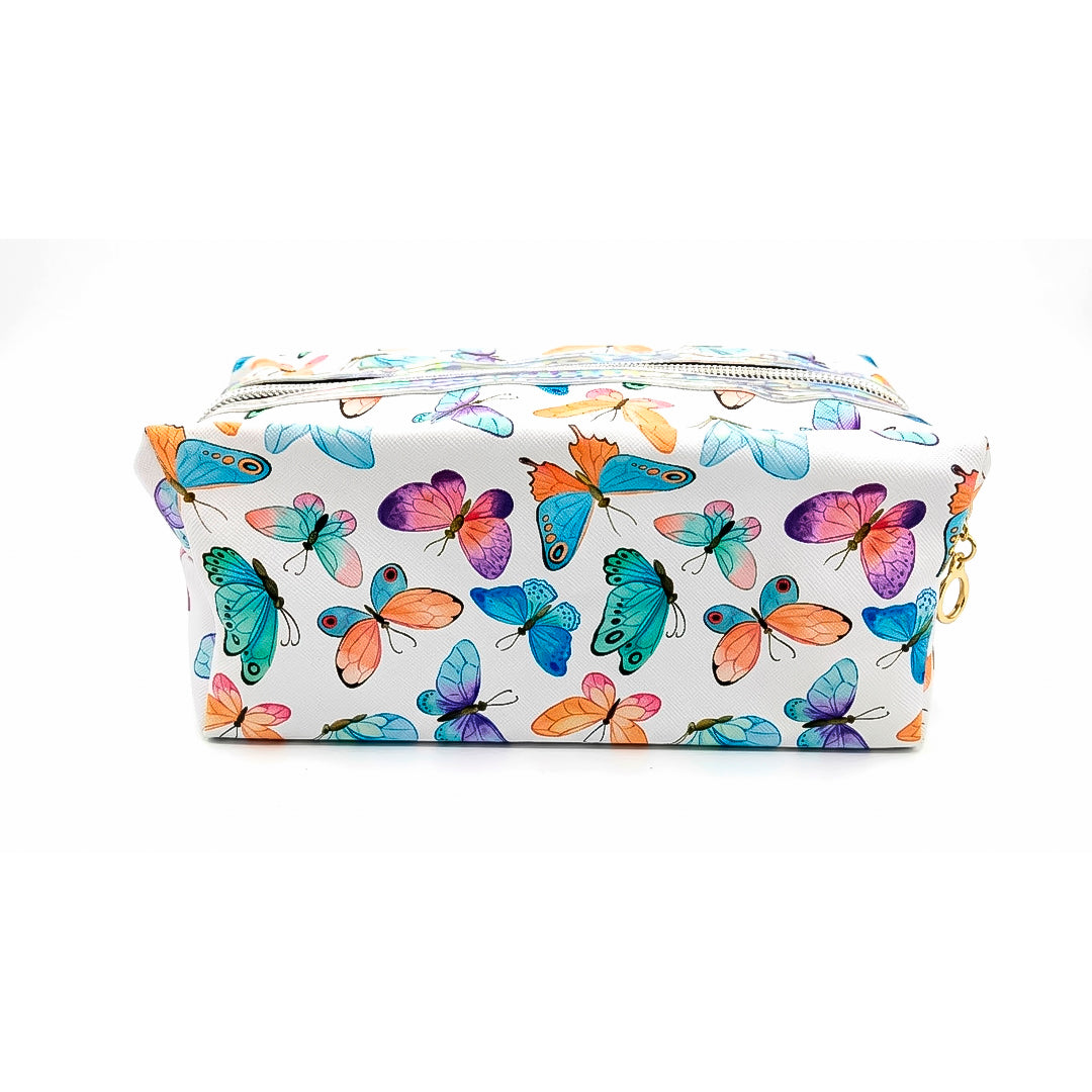 ESTUCHE COSMETIQUERA DISEÑO MARIPOSAS