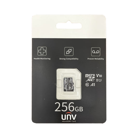MEMORIA MICRO SD 256GB V10 U1 A1 UNV