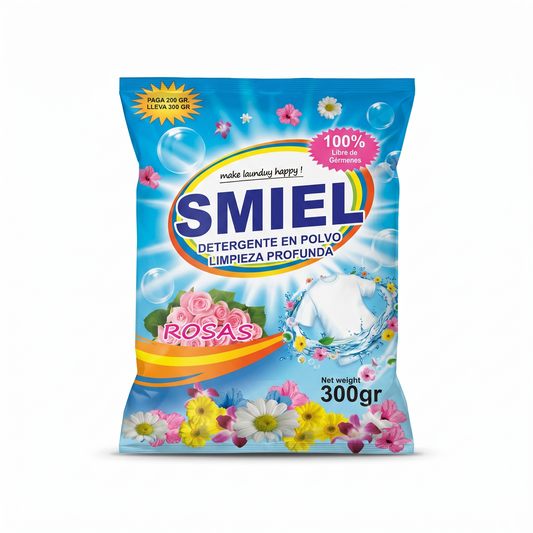 DETERGENTE EN POLVO SMIEL 300GR