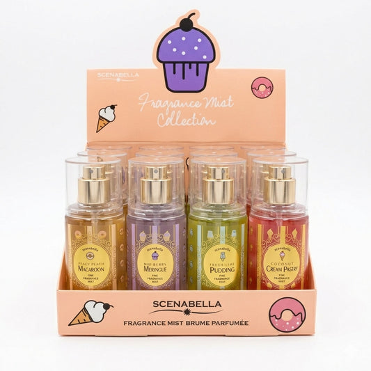 FRAGANCIA LÍQUIDA SPLASH BODY MIST 88ML POSTRES