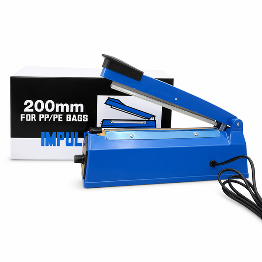SELLADORA MANUAL PARA EMPAQUE IMPULSE 200MM