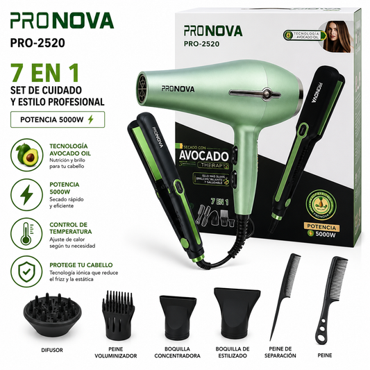 KIT SECADORA PLANCHA PRO NOVA PRO-2520