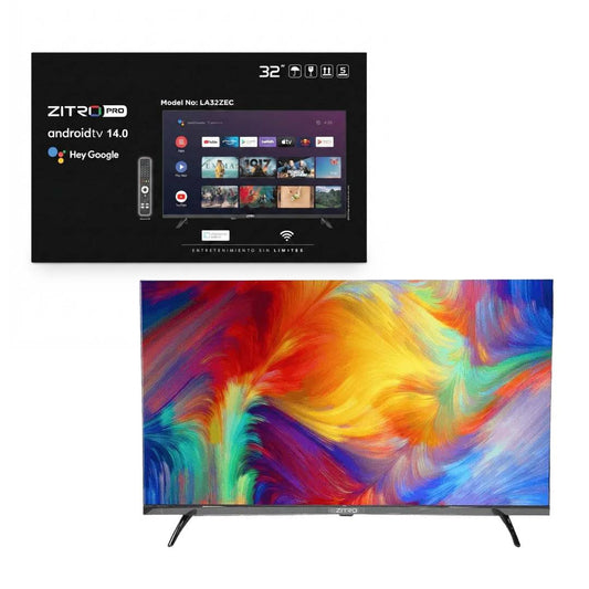 SMART TV ZITRO 32 PULGADAS ANDROID 14.0
