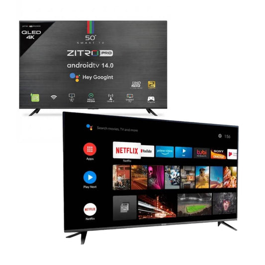 SMART TV ZITRO 50 PULGADAS ANDROID 14.0