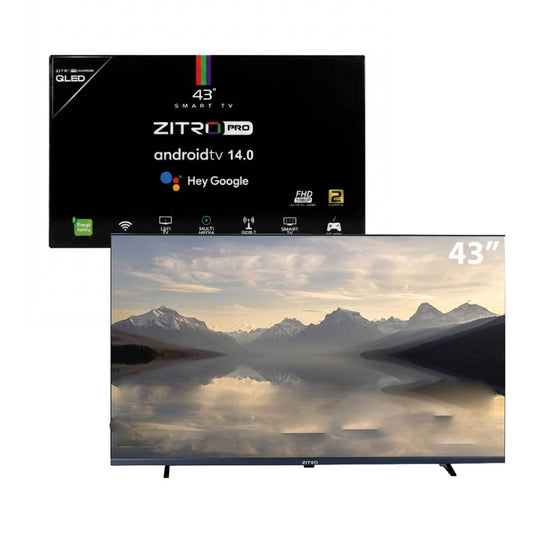 SMART TV ZITRO 43 PULGADAS ANDROID 14.0