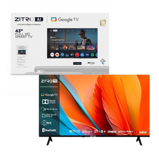SMART TV ZITRO GOOGLE TV 43 PULGADAS