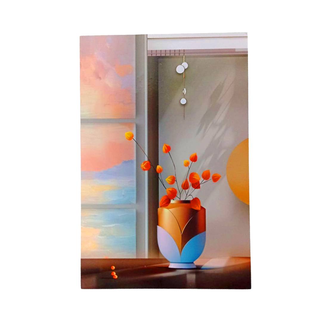 CUADRO ARTE FLORAL ELEGANTE 30X20CM
