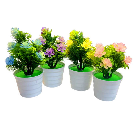 MASETA MINI DE FLOR PLÁSTICA 15CM X UND