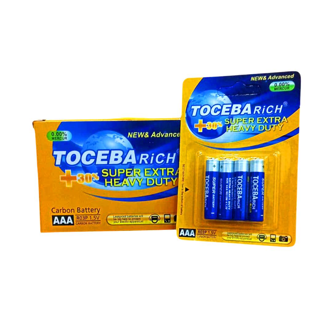 BLISTER 4PCS PILA TOCEBAL AAA