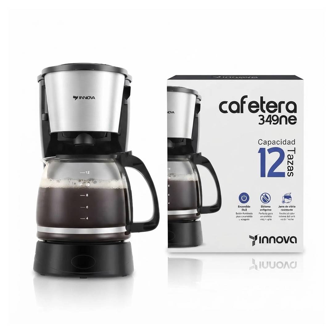 CAFETERA ELECTRICA INNOVA 1.5 LITROS 12 TAZAS