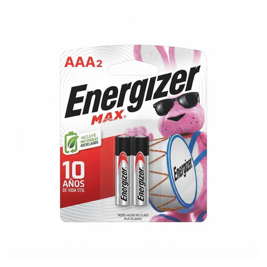 PILA ENERGIZER MAX AAA X2
