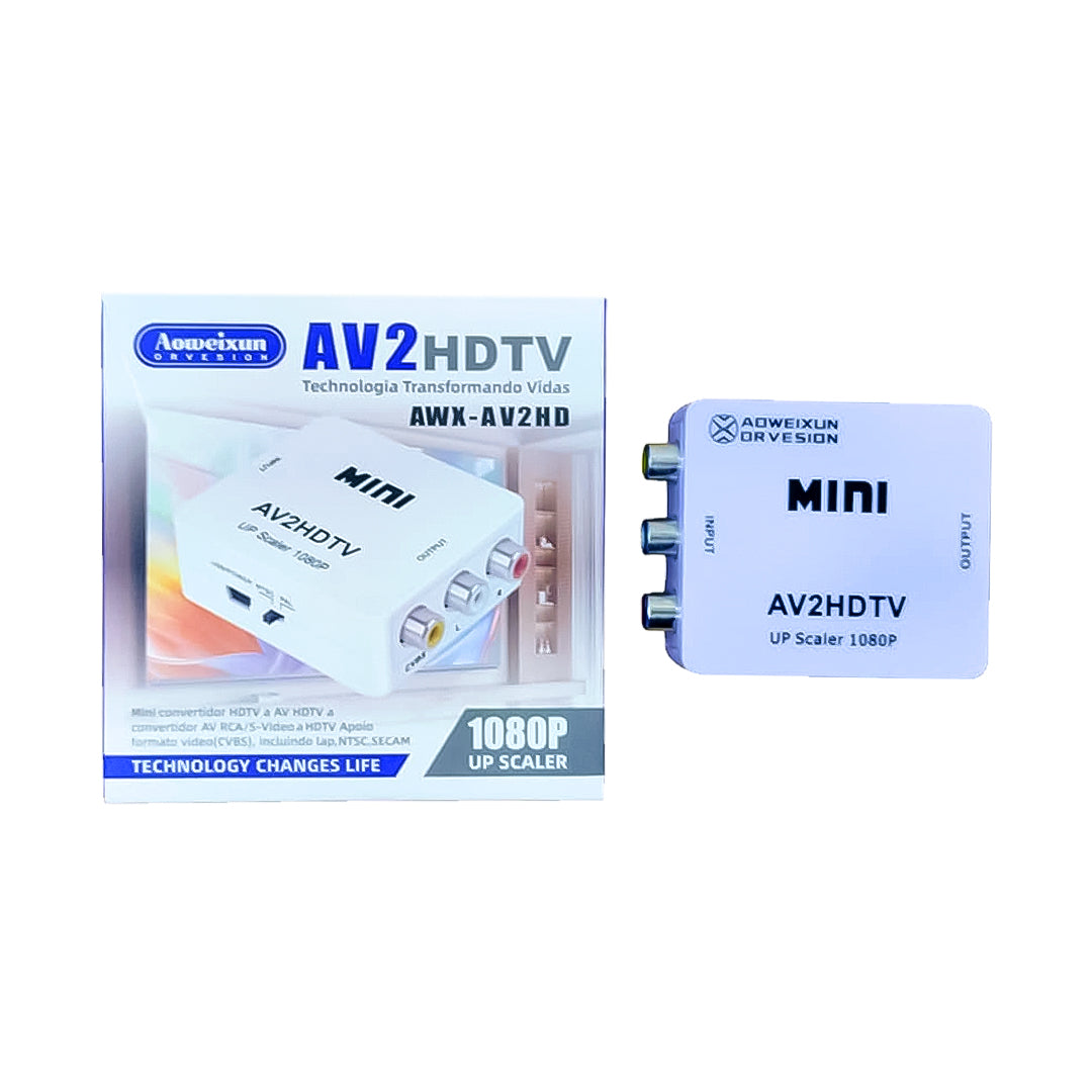 CONVERTIDOR RCA A HDMI AWX-AV2HD