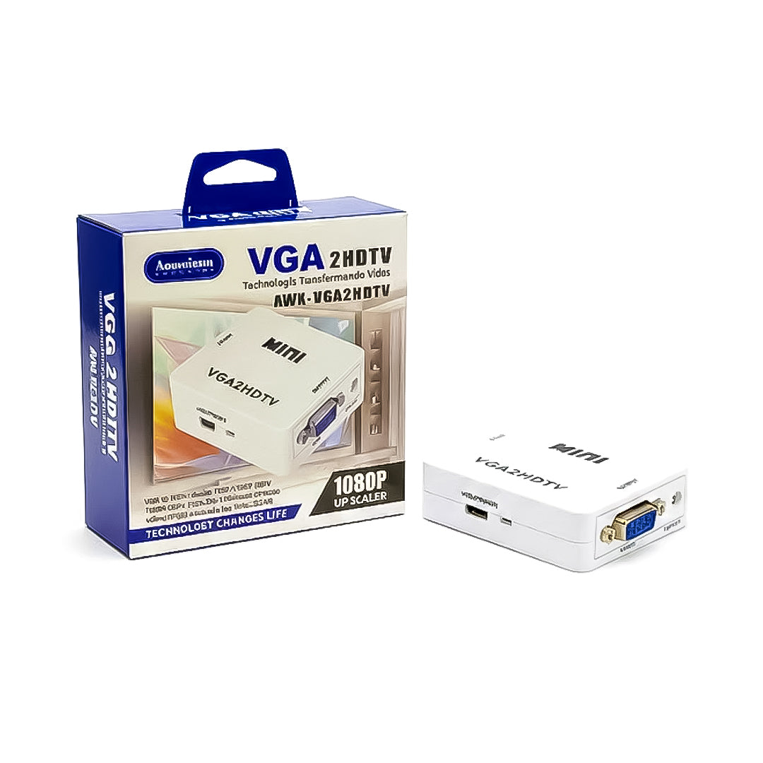 CONVERTIDOR VGA A HDMI AWK VGA2HDTV