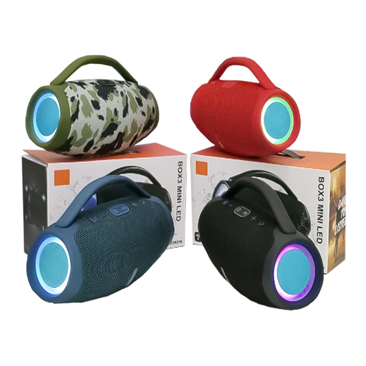 PARLANTE BLUETOOTH BOX3 MINI ILUMINADO