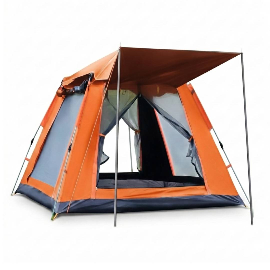 CARPA SEMIAUTOMATICA CAMPING CON VISERA FRONTAL 210X210