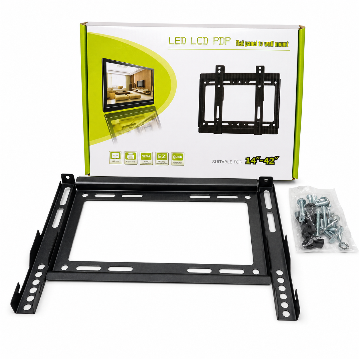 SOPORTE UNIVERSAL DE TV PARA PARED 14-42 PULG