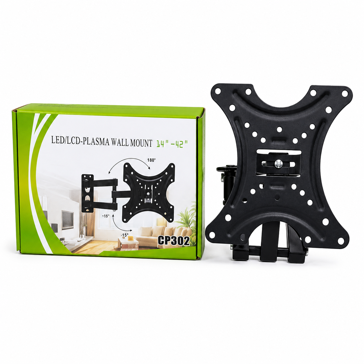 SOPORTE DE TV ARTICULADO PARA PARED CP302 14-42 PULG