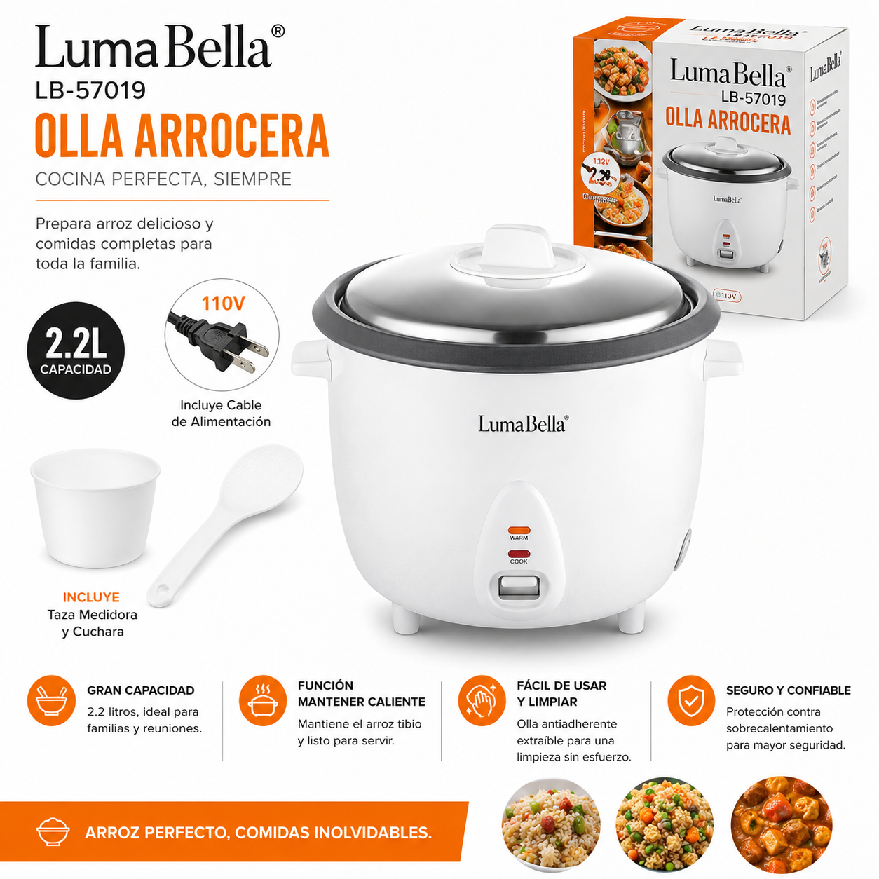 OLLA ARROCERA 2,2L LB-57019